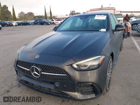 2024 Mercedes-Benz C 300 with VIN W1KAF4GB4RR170782, listed as a IAAI auction lot 40947069 with 4,800 mi miles and . Bid and sale history available at DreamBid. Image 18.