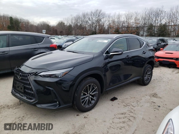 2022 Lexus NX with VIN 2T2AGCEZ5NC012338, listed as a Copart auction lot 72623402 with 1,385 mi miles. Bid and sale history available at carsss.com. Image 1.