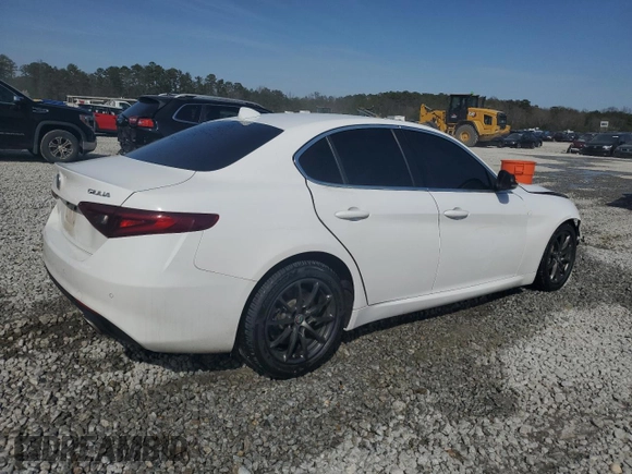 2019 Alfa Romeo Giulia Sport with VIN ZARFAMAN5K7599504, listed as a Copart auction lot 48114655 with 87,155 mi miles and Salvage title. Bid and sale history available at DreamBid. Image 3.