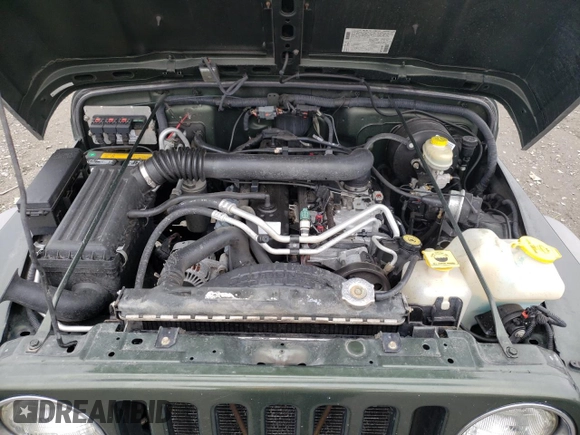 2006 Jeep Wrangler Unlimited LWB with VIN 1J4FA44S56P753768, listed as a Copart auction lot 46497805 with 144,742 mi miles and Salvage Title. Bid and sale history available at carsss.com. Image 11.