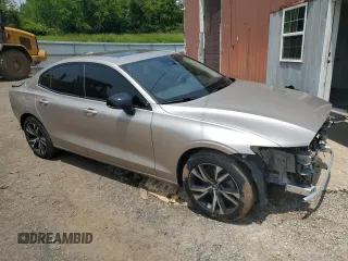 2024 Volvo S60 Core Dark Theme with VIN 7JRL12FK7RG322199, listed as a Copart auction lot 58101205 with 3,142 mi miles and Salvage title. Bid and sale history available at DreamBid. Image 4.