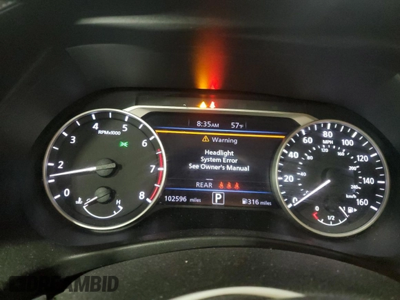 2020 Nissan Sentra SR with VIN 3N1AB8DV2LY225620, listed as a Copart auction lot 52636505 with 102,596 mi miles and Clean Title. Bid and sale history available at DreamBid. Image 9.