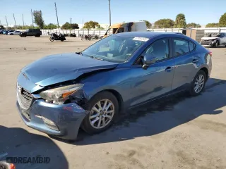 2017 Mazda Mazda3 4-Door Sport with VIN 3MZBN1U74HM142297, listed as a Copart auction lot 47984395 with 80,712 mi miles and Salvage Title. Bid and sale history available at carsss.com. Image 1.