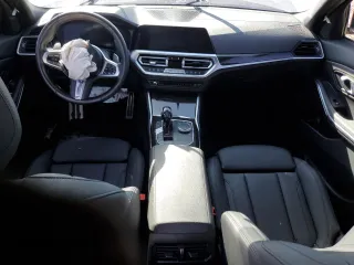 2021 BMW 3 Series M340i with VIN 3MW5U7J03M8C02731, listed as a Copart auction lot 46422465 with 0 mi miles and Salvage Title. Bid and sale history available at carsss.com. Image 8.