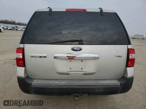 2007 Ford Expedition EL XLT with VIN 1FMFK15587LA12092, listed as a Copart auction lot 43553205 with 209,204 mi miles and Salvage Title. Bid and sale history available at carsss.com. Image 6.