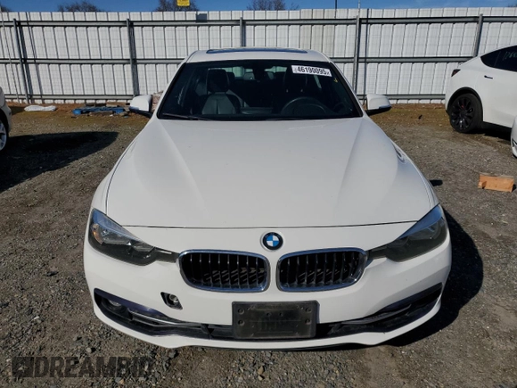 2017 BMW 3 Series 330i with VIN WBA8B9C51HK884830, listed as a Copart auction lot 46190095 with 139,786 mi miles and Clean Title. Bid and sale history available at carsss.com. Image 5.