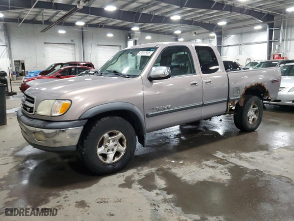 2002 Toyota Tundra SR5 with VIN 5TBBT44192S243745, listed as a Copart auction lot 49552985 with 213,924 mi miles and Clean Title. Bid and sale history available at carsss.com. Image 1.