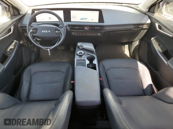 2023 Kia EV6 Wind with VIN KNDC34LA3P5604087, listed as a Copart auction lot 70514094 with 19,584 mi miles and Salvage Title. Bid and sale history available at carsss.com. Image 8.