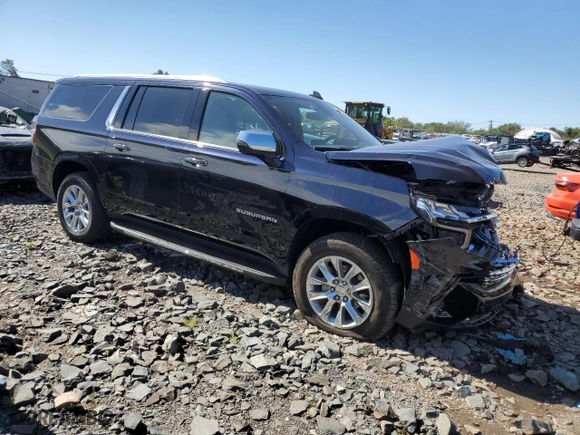 2023 Chevrolet Suburban Premier with VIN 1GNSCFKD7PR183199, listed as a Copart auction lot 68124113 with 23,971 mi miles. Bid and sale history available at carsss.com. Image 4.