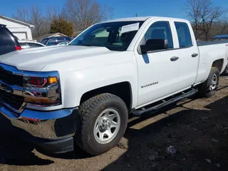 2018 Chevrolet Silverado 1500 Work Truck with VIN 1GCVKNEC3JZ179423, listed as a IAAI auction lot 41447512 with 126,180 mi miles. Bid and sale history available at carsss.com. Image 2.