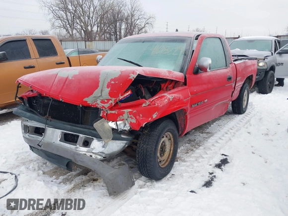 1997 Dodge 1500 with VIN 3B7HC13Y5VG768609, listed as a IAAI auction lot 41283229 with 137,099 mi miles and . Bid and sale history available at DreamBid. Image 2.