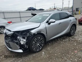 2024 Lexus RX 350h z VIN 2T2BBMCA8RC049993, wystawiony jako Copart lot #60060935 z przebiegiem 3 013 mil mil oraz Szkoda całkowita • Salvage title. Historia ofert i sprzedaży dostępna na DreamBid. Obrazek 1.