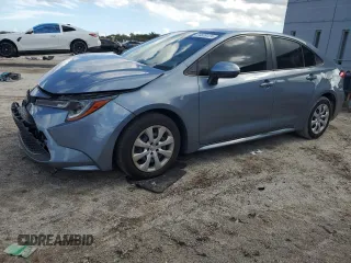 2022 Toyota Corolla LE with VIN JTDEPMAE0NJ215009, listed as a Copart auction lot 84828124 with 44,774 mi miles and Non Repairable. Bid and sale history available at carsss.com. Image 1.