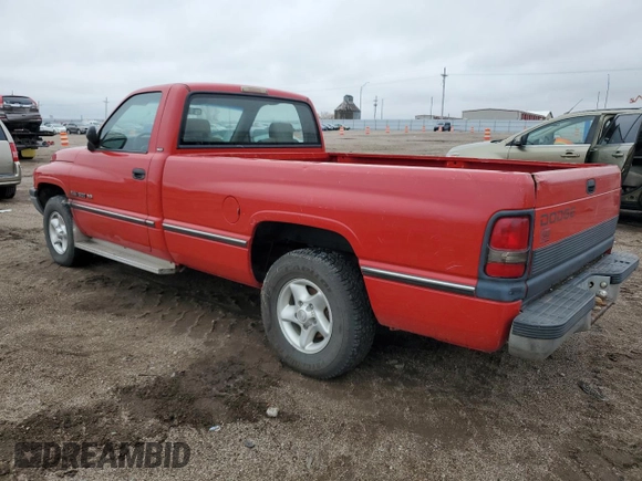 1996 Dodge 1500 z VIN 1B7HC16Y7TS605932, wystawiony jako Copart lot #78384854 z przebiegiem 58 365 mil mil oraz Czysty tytuł • Clean title. Historia ofert i sprzedaży dostępna na DreamBid. Obrazek 2.