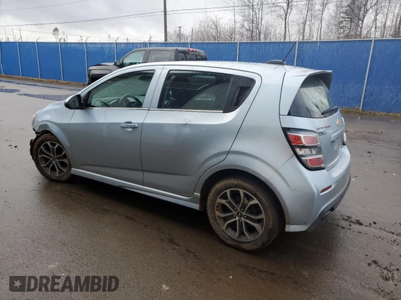 2017 Chevrolet Sonic LT with VIN 1G1JD6SB6H4139671, listed as a Copart auction lot 87265774 with 112,704 mi miles and Salvage Title. Bid and sale history available at carsss.com. Image 2.