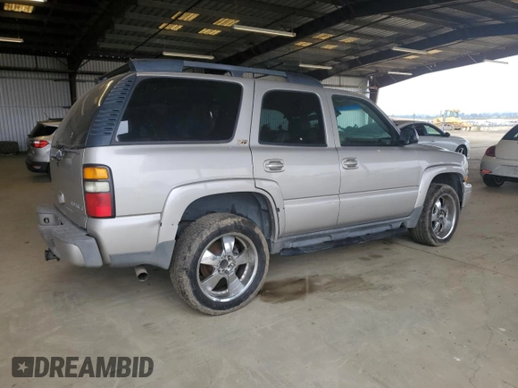2004 Chevrolet Tahoe Z71 с VIN 1GNEK13Z84R285006, выставлен на аукционе Copart как лот 59240915 с пробегом Не указан миль и Чистый • Clean title. История ставок и продаж доступна на DreamBid. Изображение 3.
