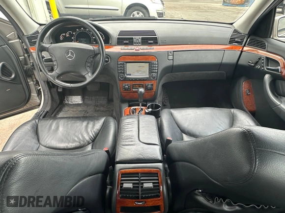 2006 Mercedes-Benz S 430 with VIN WDBNG83J36A466740, listed as a Copart auction lot 49663435 with 130,387 mi miles and Clean Title. Bid and sale history available at carsss.com. Image 9.