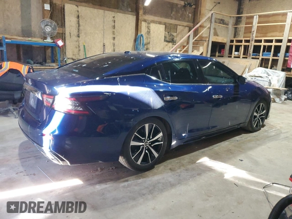 2021 Nissan Maxima SV with VIN 1N4AA6CV3MC509621, listed as a Copart auction lot 50556985 with 83,205 mi miles and Salvage title. Bid and sale history available at DreamBid. Image 3.