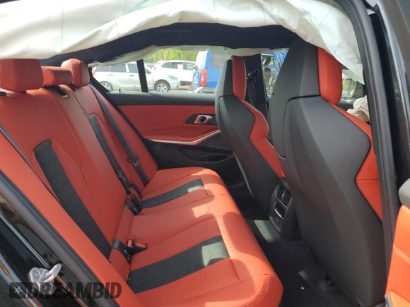 2024 BMW M3 Competition xDrive with VIN WBS43AY05RFT65019, listed as a Copart auction lot 56498975 with Not provided miles and Salvage title. Bid and sale history available at DreamBid. Image 10.