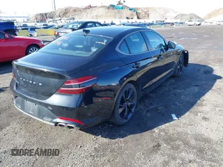 2023 Genesis G70 2.0T z VIN KMTG34TA8PU110168, wystawiony jako IAAI lot #41924246 z przebiegiem 117 927 mil mil oraz . Historia ofert i sprzedaży dostępna na DreamBid. Obrazek 4.