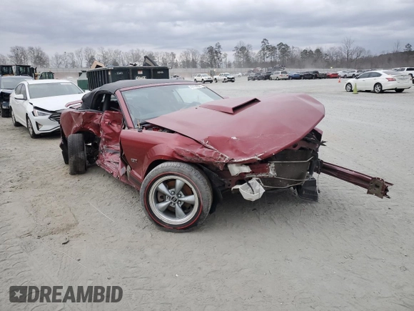 2006 Ford Mustang GT Deluxe with VIN 1ZVHT85H965218583, listed as a Copart auction lot 47799365 with Not Provided miles and Salvage Title. Bid and sale history available at carsss.com. Image 4.
