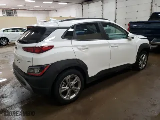 2023 Hyundai Kona SEL with VIN KM8K6CAB1PU049814, listed as a Copart auction lot 46665115 with 8,986 mi miles and Non Repairable. Bid and sale history available at carsss.com. Image 3.