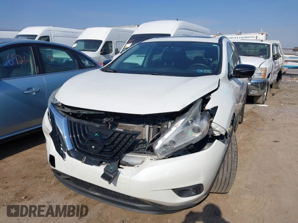 2017 Nissan Murano S with VIN 5N1AZ2MH2HN153270, listed as a IAAI auction lot 41720819 with 141,555 mi miles and . Bid and sale history available at DreamBid. Image 6.
