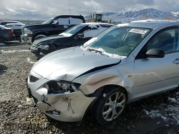 2008 Mazda Mazda3 i Touring Value with VIN JM1BK32F481117169, listed as a Copart auction lot 48966575 with 211,097 mi miles and Salvage Title. Bid and sale history available at carsss.com. Image 11.