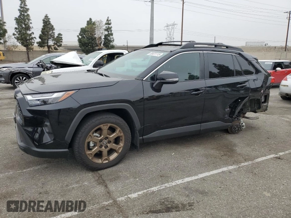2023 Toyota RAV4 Hybrid XLE with VIN 2T3UWRFV7PW177240, listed as a Copart auction lot 55631115 with 7,655 mi miles and Salvage title. Bid and sale history available at DreamBid. Image 1.