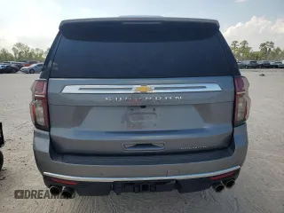 2022 Chevrolet Suburban Premier with VIN 1GNSCFKD6NR158050, listed as a Copart auction lot 72939134 with 48,458 mi miles and Salvage title. Bid and sale history available at DreamBid. Image 6.