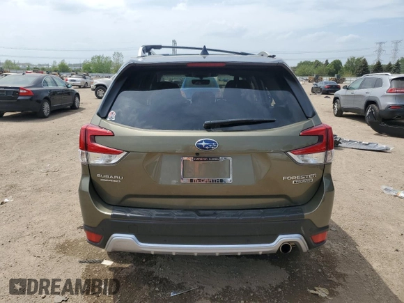 2024 Subaru Forester Touring with VIN JF2SKAMC7RH419587, listed as a Copart auction lot 57151525 with 8,830 mi miles and Salvage title. Bid and sale history available at DreamBid. Image 6.