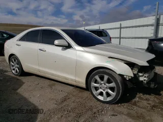 2014 Cadillac ATS Standard AWD with VIN 1G6AG5RX6E0168829, listed as a Copart auction lot 48019265 with 142,807 mi miles and Salvage title. Bid and sale history available at DreamBid. Image 4.