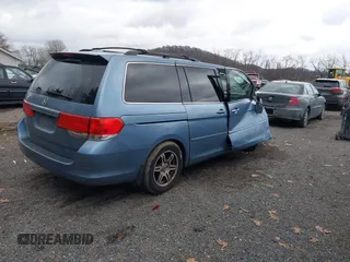 2008 Honda Odyssey EX-L with VIN 5FNRL38678B092343, listed as a IAAI auction lot 40974522 with 209,280 mi miles and . Bid and sale history available at DreamBid. Image 4.