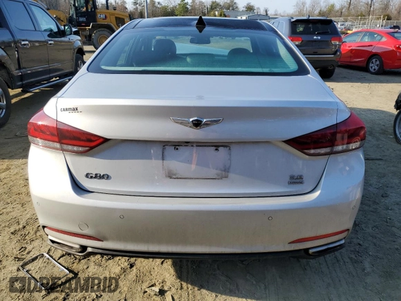 2017 Genesis G80 3.8L с VIN KMHGN4JE4HU191844, выставлен на аукционе Copart как лот 43649535 с пробегом 66 256 миль миль и Списание • Salvage title. История ставок и продаж доступна на DreamBid. Изображение 6.