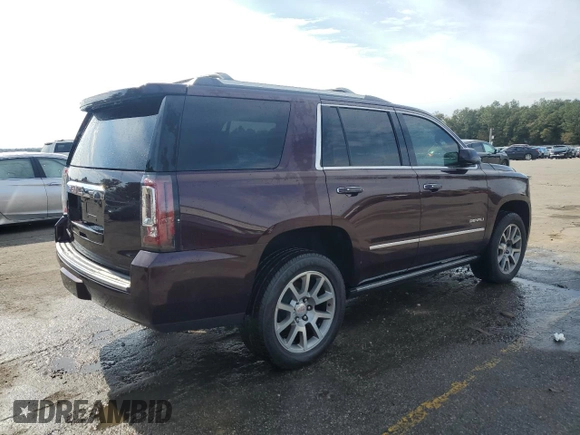 2017 GMC Yukon Denali with VIN 1GKS1CKJ9HR287234, listed as a Copart auction lot 42781565 with 155,874 mi miles and Salvage Title. Bid and sale history available at carsss.com. Image 3.