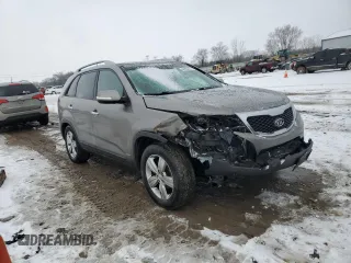 2012 Kia Sorento EX with VIN 5XYKUDA23CG247371, listed as a Copart auction lot 44522465 with 205,067 mi miles and Salvage Title. Bid and sale history available at carsss.com. Image 4.