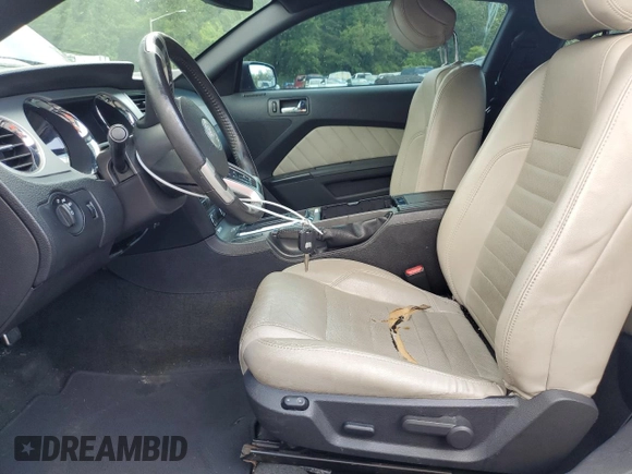 2014 Ford Mustang V6 with VIN 1ZVBP8AM0E5302352, listed as a Copart auction lot 56413535 with 115,826 mi miles and Salvage title. Bid and sale history available at DreamBid. Image 7.