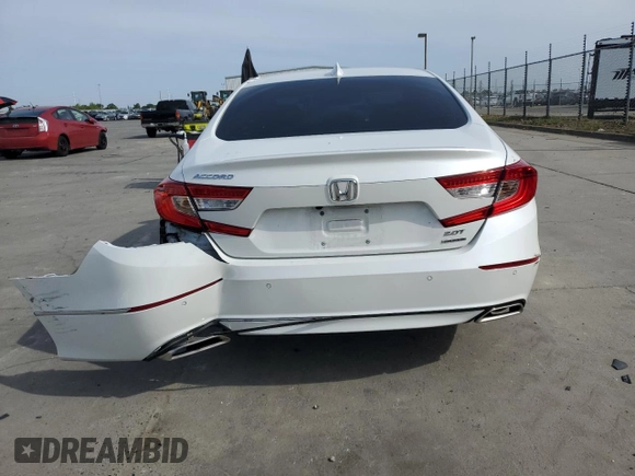 2019 Honda Accord Touring with VIN 1HGCV2F98KA036100, listed as a Copart auction lot 53405685 with 67,744 mi miles and Salvage title. Bid and sale history available at DreamBid. Image 6.