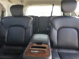 2017 Nissan Armada Platinum with VIN JN8AY2NE1H9706743, listed as a Copart auction lot 52411925 with 108,056 mi miles and Salvage Title. Bid and sale history available at carsss.com. Image 10.
