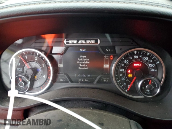 2021 Ram 2500 Laramie with VIN 3C6UR5NL1MG523785, listed as a Copart auction lot 79471554 with 98,138 mi miles and Salvage Title. Bid and sale history available at carsss.com. Image 9.