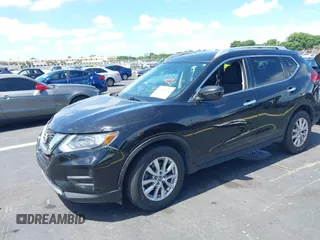 2017 Nissan Rogue SV with VIN KNMAT2MT9HP535147, listed as a IAAI auction lot 42601856 with 63,680 mi miles and . Bid and sale history available at DreamBid. Image 2.