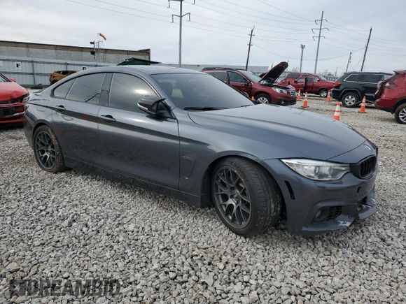 2017 BMW 4 Series 440i xDrive with VIN WBA4E5C51HG189202, listed as a Copart auction lot 50088075 with 0 mi miles and Clean Title. Bid and sale history available at carsss.com. Image 4.