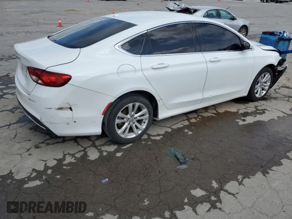 2015 Chrysler 200 Limited with VIN 1C3CCCAB5FN649797, listed as a Copart auction lot 55427965 with 207,094 mi miles and Salvage Title. Bid and sale history available at DreamBid. Image 3.
