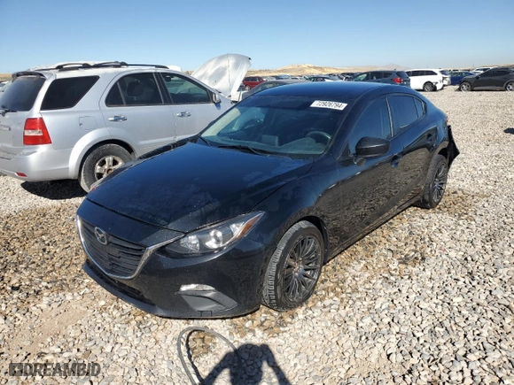 2016 Mazda Mazda3 i Sport with VIN JM1BM1T74G1292302, listed as a Copart auction lot 72926794 with 127,317 mi miles and Salvage Title. Bid and sale history available at carsss.com. Image 1.