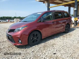 2020 Toyota Sienna SE с VIN 5TDXZ3DC4LS030663, выставлен на аукционе Copart как лот 60213385 с пробегом 51 633 миль миль и Списание • Salvage title. История ставок и продаж доступна на DreamBid. Изображение 1.