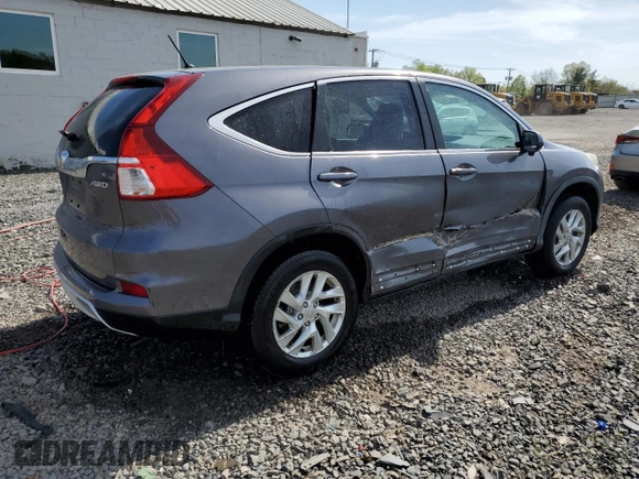 2015 Honda CR-V EX with VIN 5J6RM4H50FL037716, listed as a Copart auction lot 54850375 with 98,312 mi miles and Salvage Title. Bid and sale history available at DreamBid. Image 3.