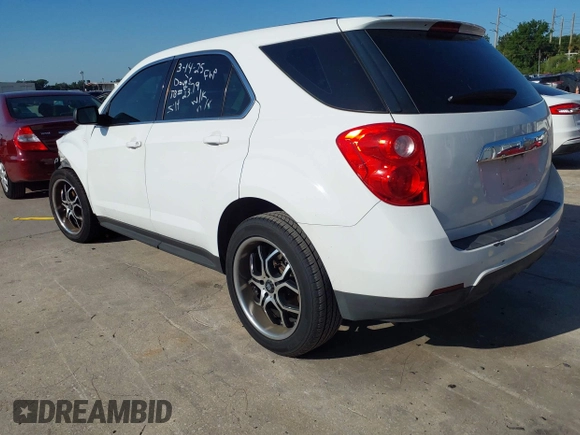 2015 Chevrolet Equinox LS with VIN 2GNALAEK7F1105392, listed as a IAAI auction lot 42002806 with 113,859 mi miles. Bid and sale history available at carsss.com. Image 3.