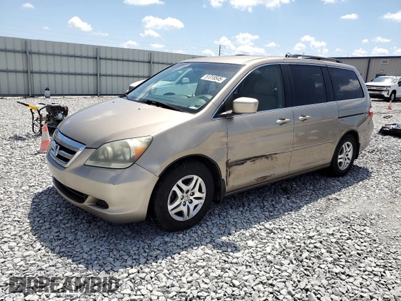 2006 Honda Odyssey EX z VIN 5FNRL38436B040218, wystawiony jako Copart lot #51318545 z przebiegiem 252 488 mil mil oraz Szkoda całkowita • Salvage title. Historia ofert i sprzedaży dostępna na DreamBid. Obrazek 1.
