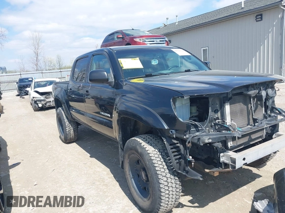 2010 Toyota Tacoma PreRunner with VIN 3TMJU4GN5AM100756, listed as a IAAI auction lot 41920188 with 90,776 mi miles and . Bid and sale history available at DreamBid. Image 1.