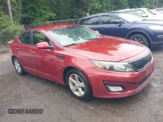 2015 Kia Optima LX с VIN 5XXGM4A7XFG455242, выставлен на аукционе IAAI как лот 42501654 с пробегом 139 209 миль миль и . История ставок и продаж доступна на DreamBid. Изображение 1.